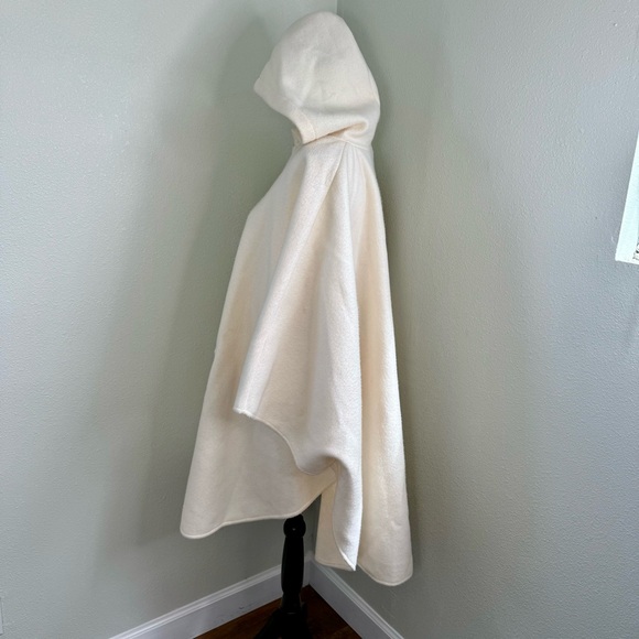 Bridge Gate Ivory Women's Hooded Cape/Poncho Size S - Picture 5 of 9